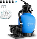 INCL. 200 g de Billes Filtrantes – Système de Filtre à Sable pour Piscine 9 000 L/h – Filtres, FOTING, Adaptateur 2-en-1 Ø32–38 mm