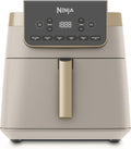 6.2L – Air Fryer MAX PRO – Friteuses à air, NINJA, sans huile, Stone/Or AF180EUSD, grand tiroir, rôtir, cuire, frire, familial