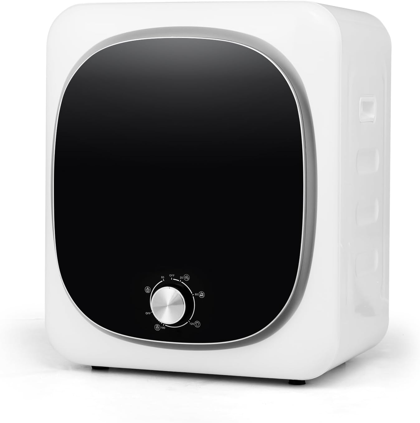 Sèche-Linge Mini Sèche-Linge 800W 5kg 5 Modes de Séchage – Sèche-linges à évacuation, GOPLUS, Blanc/Noir