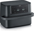 Friteuses à air – Severin, Friteuse à air chaud « Max Zone Flex », Air fryer à panier modulable de 9 L, Multicuiseur avec 10 programmes, Noir