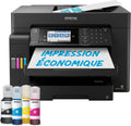 Jet d'encre – Epson, Imprimante multifonction A3+ EcoTank ET-16650 avec Wi-Fi, réservoirs d'encre et fax, Noir