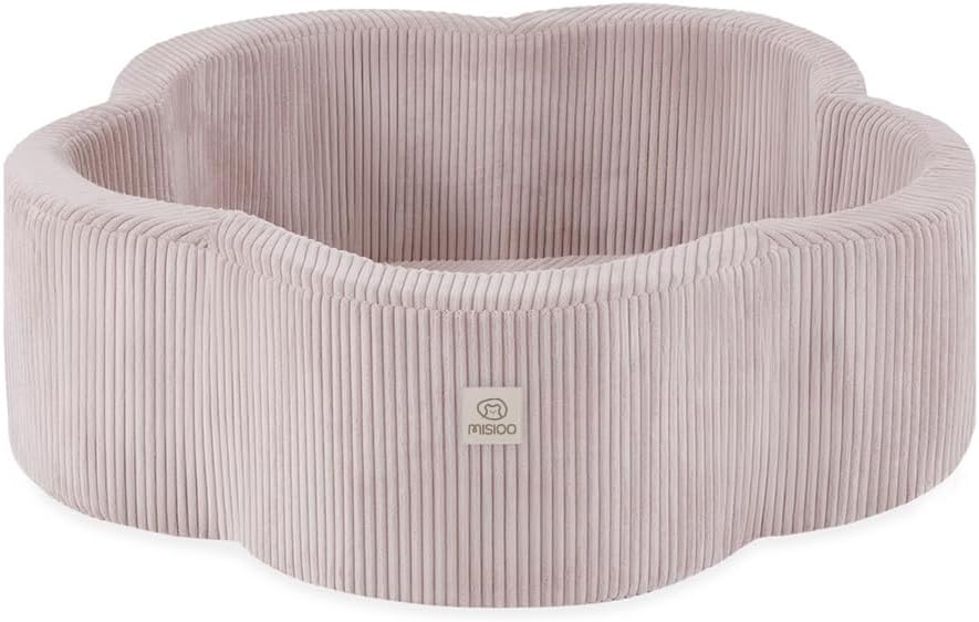Piscine à balles conviviale pour bébé À partir de 1 an - En mousse - 95 x 30 cm - Forme de – Fosses à boules, MISIOO, Rose