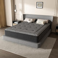 DEWINNER Matelas 90x200 cm – Hauteur 25 cm, Matelas Silencieux d'épaisseur Moyenne, Mousse à Mémoire de Forme Hybride, Ressorts Ensachés Individuels
