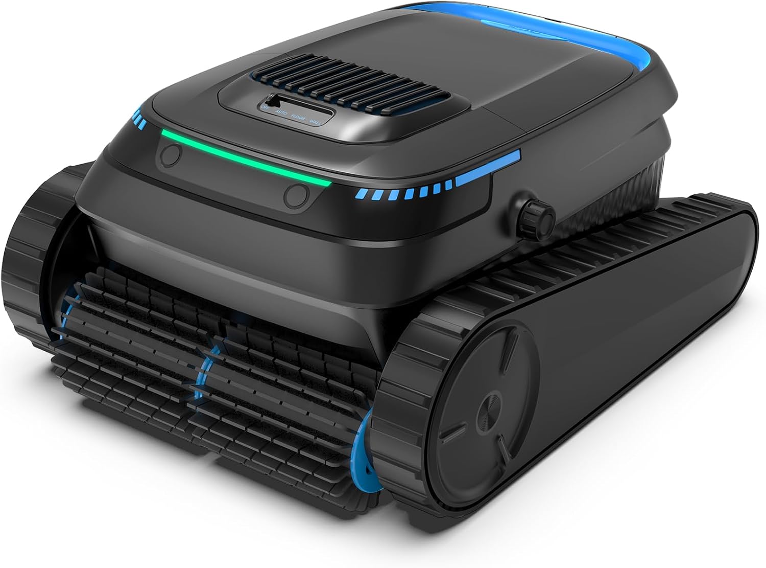 Puissant 18927 L/H – 2026 Upgrade – Systèmes de nettoyage automatique, BOTLUXE, Aspirateur de piscine sans fil à batterie, Noir/Bleu