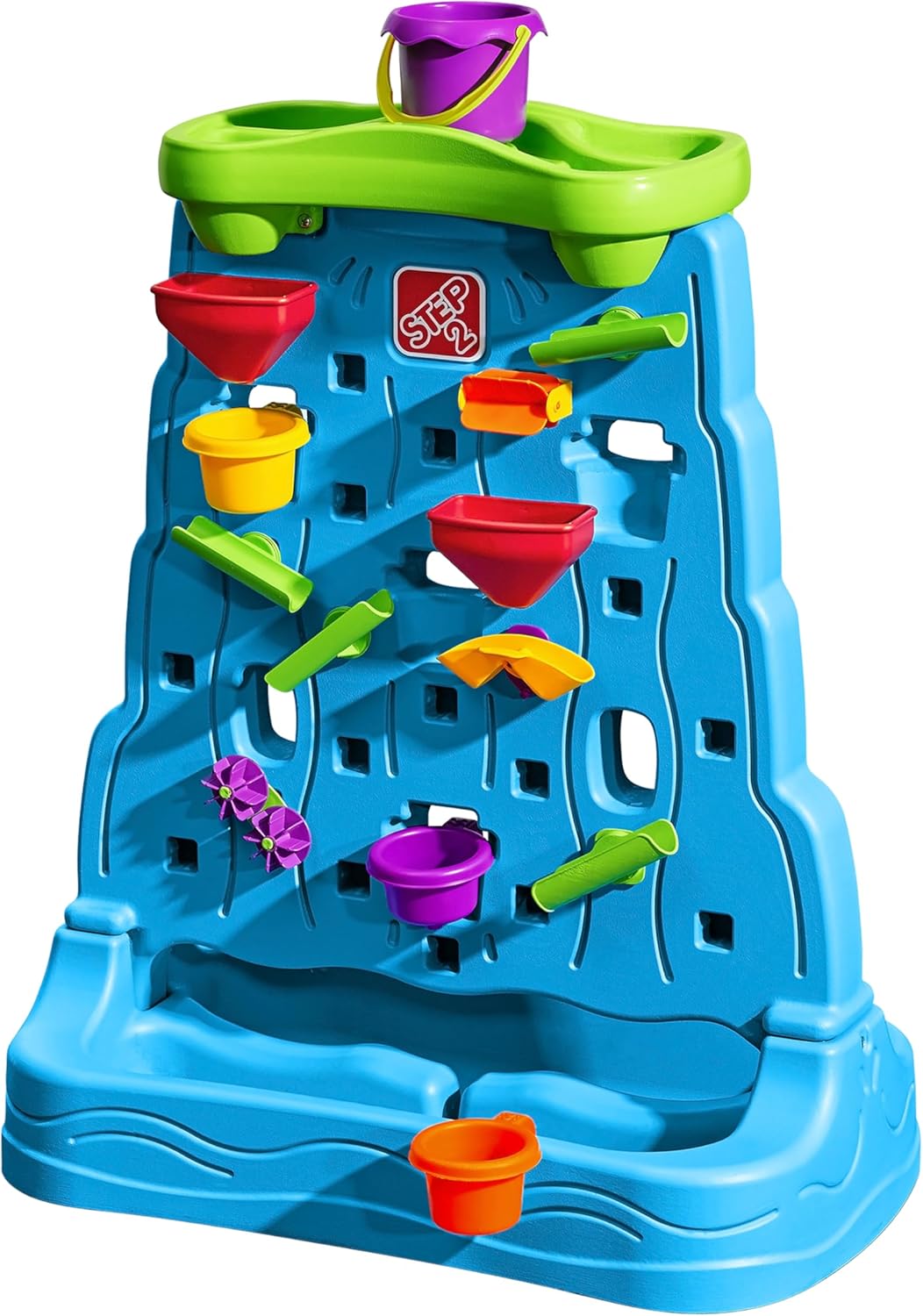 Waterfall Discovery Wall Mur D'Eau – Jeux d'eau, Step2, Jeu D'Eau pour Le Jardin, Jouet Enfant