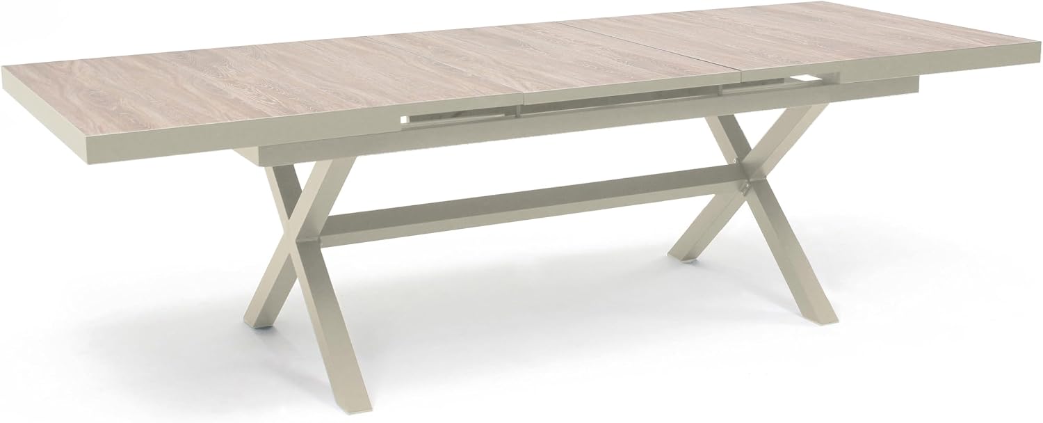 Tables à manger – Oviala, Tubes robustes (60 x 60 mm), légers et naturellement anticorrosion
