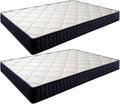 IZTOSS Lot de 2 Matelas Mémoire de Forme 90x190 cm – Épaisseur 15 cm Matelas Confort, 11 Zones Différenciées