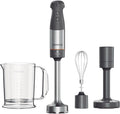 Mixeur Plongeant avec accessoires fouet en métal – HBM60.007GY – Mixeurs plongeants, Kenwood, 2 vitesses, 1000W, Tige XL